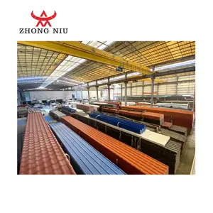 Hot bán Colombia Tây Ban Nha nhựa tổng hợp nhựa mái bệnh zona tấm lợp ASA PVC Roof Tiles