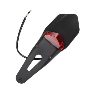 Lámpara de freno de luz trasera LED Universal para motocicleta, 12V, con guardabarros trasero, soporte para matrícula, para bicicleta todoterreno <span class=keywords><strong>Enduro</strong></span> - Product Image 5