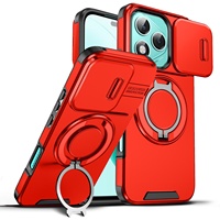 Funda Protectora para Honor X9D con Diseño Animal Lingke, Anillo Magnético y Soporte Deslizable con Ventana