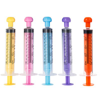 Seringue en plastique PET de 5 ml et 10 ml, outil de distribution direct usine avec embout Luer Lock pour l'alimentation et la distribution de liquides pour animaux de compagnie