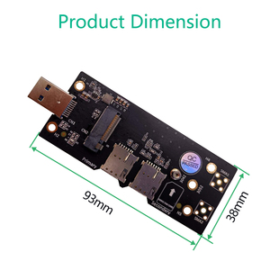 Adaptador Convertidor M.2 NGFF USB 3.0 con Ranuras Dobles para Nano SIM, Módulo de Expansión 3G/4G/5G, Garantía de 12 Meses, 100% Probado - Product Image 5