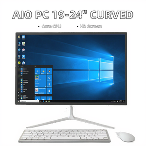 Giá rẻ kinh doanh tất cả-trong-một 19/22/24 inch Cong <span class=keywords><strong>LCD</strong></span> Intel Core i3 DDR3 SSD New OEM Fullset Máy tính để bàn <span class=keywords><strong>PC</strong></span> với cổng USB - Product Image 2