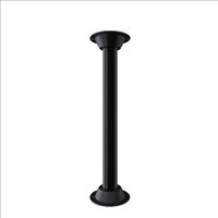 Accessoires pour camping-car : Base de support de pied de table rotative et détachable en plastique pour camping-car, avec couvercle supérieur et capuchon de base de pied de table à surface lisse