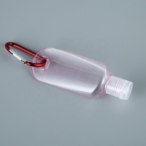 15/415คอCustom 30Ml 1OzพลาสติกPETGแขวนHand SanitizerเจลขวดCarabinerพวงกุญแจคลิปและฝาพับ - Product Image 2