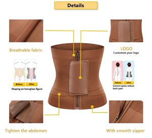Entraîneur de taille plus à double <span class=keywords><strong>sangle</strong></span> réglable pour <span class=keywords><strong>perdre</strong></span> du poids pour femme - Product Image 2