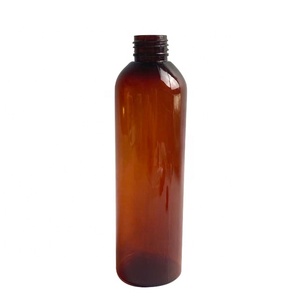 Nhanh chóng vận chuyển 250ml Hổ phách nhựa Chai PET với đĩa <span class=keywords><strong>Top</strong></span> cap cho kem dưỡng da màn hình in ấn xử lý bề mặt - Product Image 2