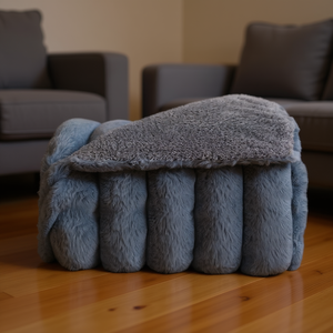 Manta de Mezclilla Everest Reversible con Forro de Sherpa, Peso Medio, Color Sólido, para el Hogar, Uso Adulto - Product Image 2