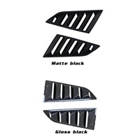 Accessoires de voiture pour Chevrolet Corvette C7 2014-2019 ZR1 Classic Quarter Window Louvers |   Paire de caches de persiennes latérales pour fenêtres