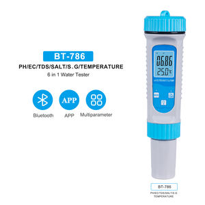Venta caliente 6 en 1 Ec/<span class=keywords><strong>Tds</strong></span>/Zout/S.g/Temperatuur/Ph Smart analizador digital de calidad del agua pH tester PEN para beber acuario - Product Image 2