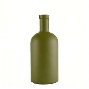 <span class=keywords><strong>Bouteille</strong></span> en verre <span class=keywords><strong>de</strong></span> style nordique personnalisée, vert mat, 50 ml, 100 ml, 200 ml, 375 ml, 500 ml, 750 ml, pour tequila, huile d'olive, avec bouchon et boîte d'emballage - Product Image 3