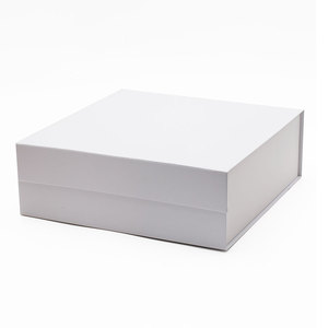 33x33cm custom square plain white cardboard clothing storage organizer box & bin wholesale