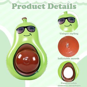 Avocado <b>Inflatable</b> <b>Pool</b> Float with Ball Floating <b>Chair</b> for Adults Lounge Float Beach Lake <b>Pool</b> Party Toy - Product Image 3