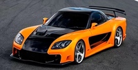 Kit aérodynamique complet VeilSide Fortune Widebody pour Mazda RX7 FD3S, style Tokyo Drift, accessoires de modification automobile.