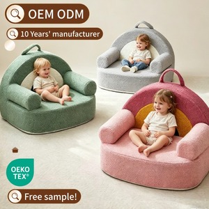 Canapé-lit <span class=keywords><strong>inclinable</strong></span> individuel personnalisé pour enfant, bébé, tout-petit, design moderne pliable, rembourrage en mousse déchiquetée, pour chambre et salon - Product Image 1