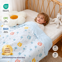 Couverture d'été personnalisée OEM ODM pour bébé, en chinlon avec rembourrage en polyester, 47x59 pouces, taille personnalisée, vente en gros directe d'usine