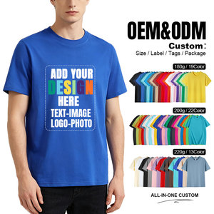 <span class=keywords><strong>T</strong></span>-<span class=keywords><strong>shirt</strong></span> personnalisé brodé 100% coton, col rond, logo imprimé, vêtements de travail, <span class=keywords><strong>t</strong></span>-shirts amples, <span class=keywords><strong>t</strong></span>-<span class=keywords><strong>shirt</strong></span> surdimensionné pour hommes - Product Image 1