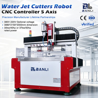 Machine de découpe jet d'eau CNC 5 axes pour verre, cristal, pierre, métal – Vente chaude – Robot de découpe jet d'eau haute précision – Direct Usine