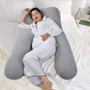 Femmes enceintes et allaitantes <span class=keywords><strong>coussin</strong></span> de soutien de maternité <span class=keywords><strong>en</strong></span> forme de <span class=keywords><strong>U</strong></span> taie d'oreiller de <span class=keywords><strong>grossesse</strong></span> confortable pour tout le corps - Product Image 4
