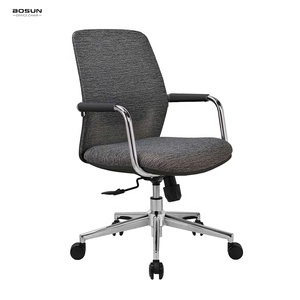 Tabouret de laboratoire pivotant ergonomique en tissu gris à dossier moyen, <span class=keywords><strong>chaise</strong></span> de travail pour le dessin, <span class=keywords><strong>chaise</strong></span> de travail pour le bureau avec repose-pieds - Product Image 6
