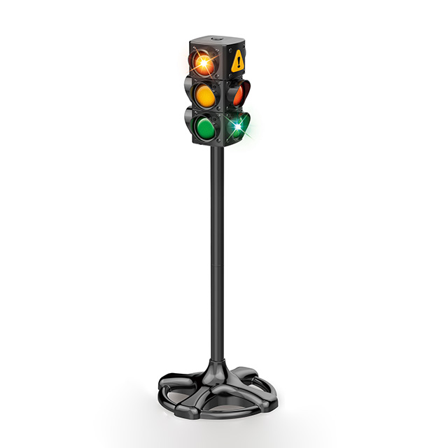 Ibasenice Semáforo Simulado Con Luz Y Sonido – Juguete Educativo De Tráfico Para Niños, Modelo De Señal Para Aulas Y Mesa De Arena