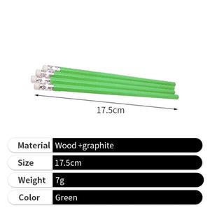 Green Hexagon Bulk Wood Pencil Wooden Pencils for Children's Writing and <b>Drawing</b> - Product Image 6