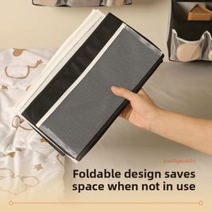 Multi Layer Fabric Minimalist Modern Three-dimensional Hanging Storage <b>Box</b> for Doors, <b>Wardrobe</b>, Underwear Bookshelf, Dormitory - Product Image 4