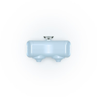 Baignoire Spa Jet Portable Rechargeable Sans Fil 65 kPa Intensité de Massage Réglable Vitesse Variable Relaxante