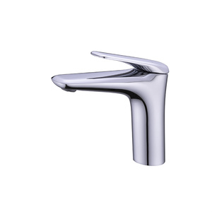 Grifo de lavabo de diseño moderno Delai, grifo mezclador de agua fría y caliente para baño, dormitorio y sala de estar, uso con núcleo de válvula de cerámica - Product Image 1