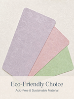 Papier vierge écologique spécial 80-360 g/m² pour emballage de luxe, couverture de menu, impression artisanale, application estampage à chaud UV