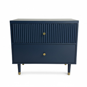 Mueble de Dormitorio Moderno Vietnamita con 2 Cajones, Mueble de Salón con 1 Año de Garantía, Madera de Fresno, MDF, Chapa de Madera, Inflable - Product Image 1