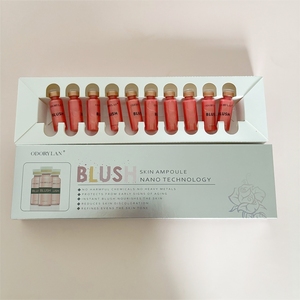 ODORYLan Blush en stock Ampoule semi-permanente Maquillage liquide <span class=keywords><strong>BB</strong></span> Blush pour le visage et les lèvres - Product Image 6