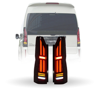 Feu arrière LED 12V pour Hiace H300 avec clignotant séquentiel, frein et marche arrière, Plug and Play, Garantie 1 an