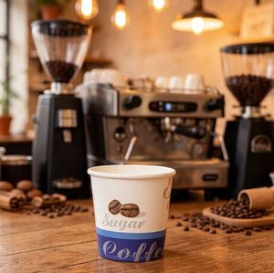 Gobelets en papier pour expresso de 3 oz, mini, mignons, durables, imprimés offset, pour usage domestique, jetables, pour vente en gros, pour publicité, pour réunions de visiteurs - Product Image 1