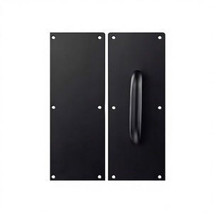 Commercial Exterior <b>Door</b> Stainless Steel Modern 300x100mm <b>Pull</b> and Push Plate Sign Plate with <b>Handle</b> for Bathroom Hotel Mall - Product Image 2