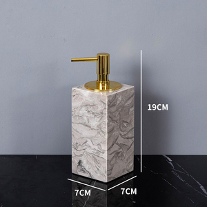 Hot Sale & High Quality Natural Marble Ceramic <b>Soap</b> Dispenser for Bathroom - Product Image 3