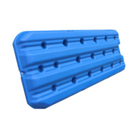 Fabricant en gros de bateaux à fond plat en plastique PE rotomoulé, étanche, durable, personnalisé, OEM, 3,7 m