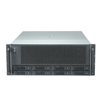 Kotak Aluminium baja pabrik 4U 9U 12U rak server AI kabinet jaringan GPU sasis komputer industri rak IPC sasis komputer