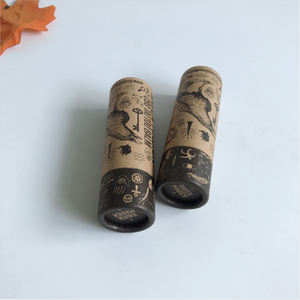 Tube en papier kraft recyclé écologique avec impression personnalisée, contenant cosmétique jetable pour baume solide pour les lèvres - Product Image 5