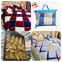 Selimut Lembut Motif Kotak-kotak Berkualitas Tinggi Grosir Selimut Mikrofiber Set Sprei untuk Hotel dan Penggunaan di Rumah