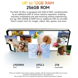 2025 Mới Ban Đầu Ulefone Lưu Ý 18 Siêu 6GB + 256GB Bên Dấu Vân Tay, 6.78 Inch <span class=keywords><strong>Android</strong></span> 13 Điện Thoại Di Động 5G Điện Thoại Di Động - Product Image 4