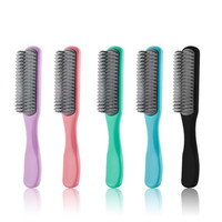 Stok toko tukang cukur profesional sisir gigi bundar sisir penata rambut penjualan laris sikat sisir bantalan rambut