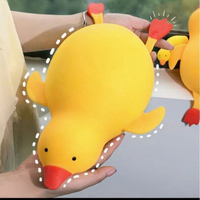 Jouet promotionnel géant anti-stress en forme de canard, grande oie blanche extensible, jouets sensoriels moelleux et amusants pour soulager le stress, cadeau pour enfants et adultes