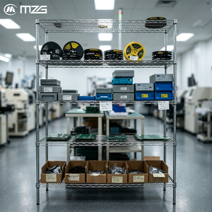Estantería Móvil de Acero al Carbono de Alta Resistencia Personalizada MZG, Estantería de Almacenamiento de Múltiples Niveles para Línea de Producción de Taller - Product Image 1