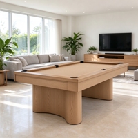 Table de billard en bois massif 8ft 9ft, table de billard professionnelle, snooker et billard, billard de tournoi commercial pour la maison et le club
