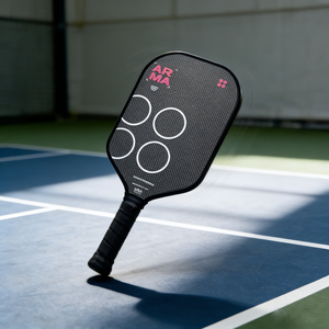 Raquettes <span class=keywords><strong>de</strong></span> pickleball <span class=keywords><strong>de</strong></span> 16 mm, nouveau style, durables, en titane, avec noyau en nid d'abeille, sans bordure, pressées à <span class=keywords><strong>chaud</strong></span>, pour le divertissement en plein air - Product Image 1