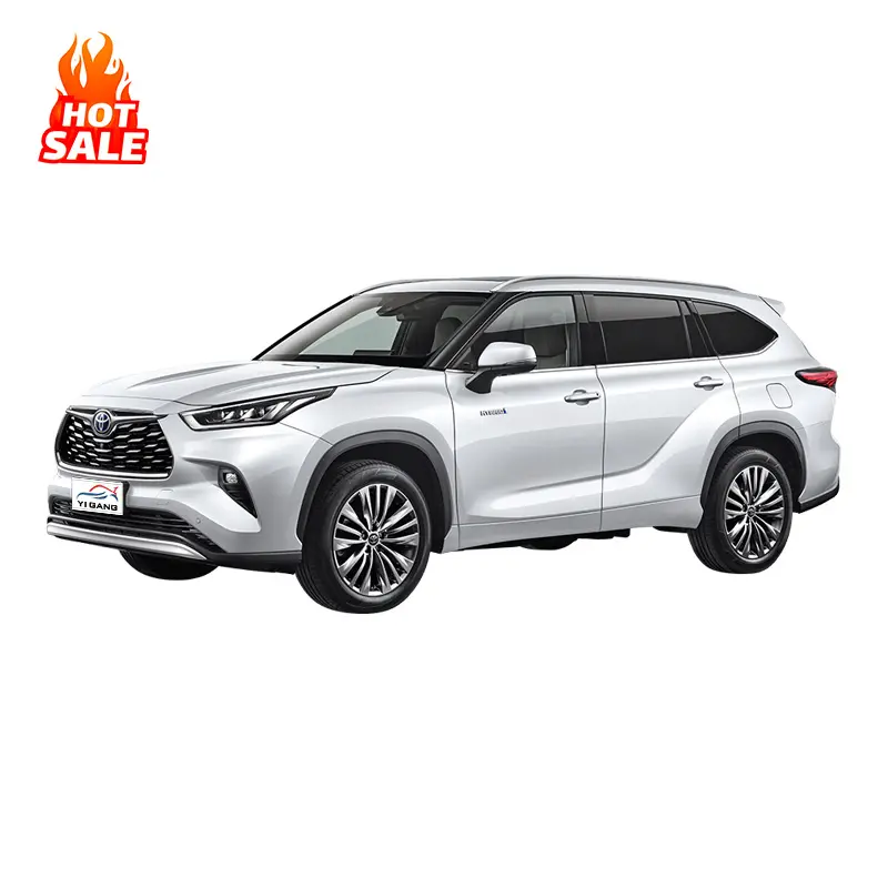 Nuevo coche 2024 2.5L Toyo-ta Highlander inteligente eléctrico híbrido coche 5 puertas 7 asientos SUV