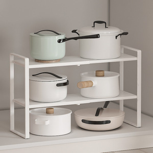 Sea Shark Telescopic <b>Kitchen</b> <b>Rack</b> Carbon Steel Multipurpose Storage Holder For Pots And Spices - Product Image 4