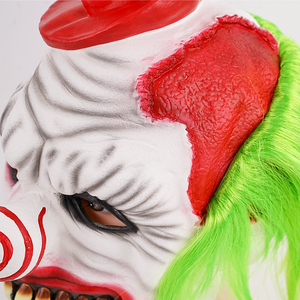 Disfraz <span class=keywords><strong>de</strong></span> Halloween <span class=keywords><strong>payaso</strong></span> tocado disfraz divertido peinado máscara <span class=keywords><strong>de</strong></span> látex - Product Image 5