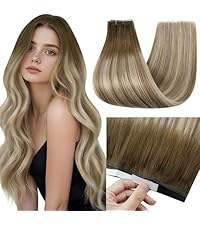 Extensions de cheveux humains vierges Remy 100% lisses, double épaisseur, avec bandes adhésives fines <span class=keywords><strong>en</strong></span> PU invisibles - Product Image 2
