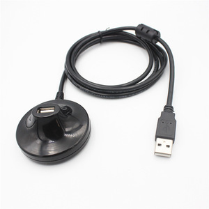 สายต่อขยาย USB พร้อมฐานยึดสำหรับอุปกรณ์เดสก์ท็อป การฉีดขึ้นรูปด้วยลวดทองแดง - Product Image 1